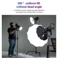 Kit d'Éclairage de Studio Photo ZSYB 3 Lumières, Diffuseur de Flash d'Appareil Photo avec Boîte à Lumière