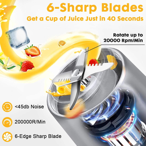 Bouteille de <span class=keywords><strong>shaker</strong></span> à protéines électrique portable de 16 oz, étanche IPX7, nouveau modèle, rechargeable par USB, gobelet mélangeur personnel, taille personnelle, IPX7 USB - Product Image 3