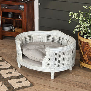 Internet Celebrity Small <span class=keywords><strong>Dog</strong></span> House Umwelt freundliches Massivholz-Schlafs ofa mit <span class=keywords><strong>Retro</strong></span> Classic-Hoch kissen für Katzen-und Hunde hersteller - Product Image 6