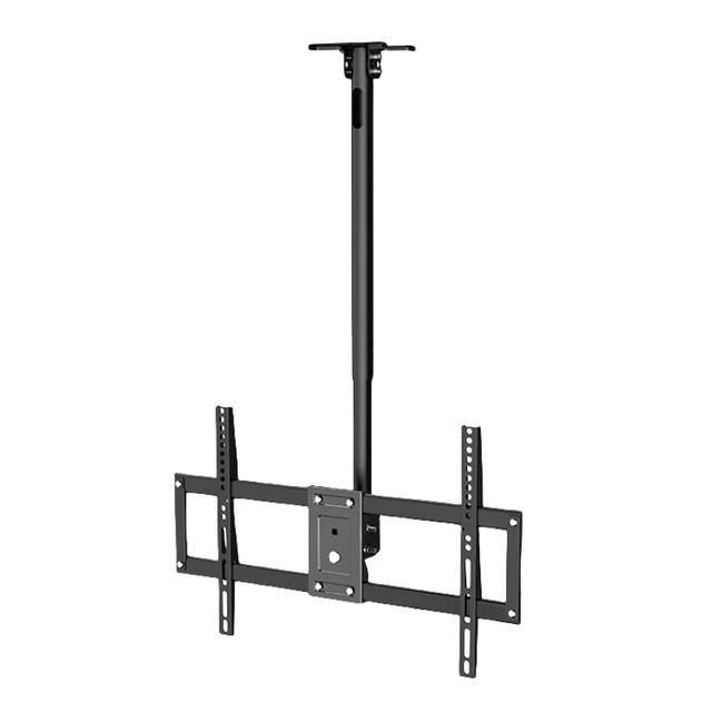 Height Adjustable 32-80 Inch Flat Panel Telescopic Ceiling Tv Bracket Roof Flip Down Tv Ceiling Mount