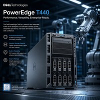 خادم برجي T440 بمعالج إنتل زيون يدعم مزود طاقة مزدوج احتياطي 495 واط 750 واط 1100 واط للمؤسسات والمكاتب متوفر في المخزون
