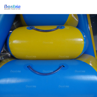 Île flottante gonflable en PVC commerciale, parc aquatique, toboggan aquatique, tour d'escalade pour la maison, l'école, l'extérieur, usage résidentiel