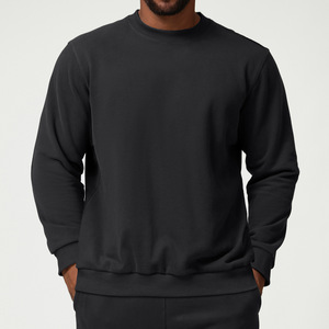 Loisirs cou Style solide vêtements pour hommes grande taille vêtements pour hommes vêtements pour garçons automne hiver <span class=keywords><strong>sweat</strong></span> pour hommes sport - Product Image 3