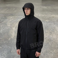 Veste coupe-vent en nylon personnalisée, coupe-vent léger à fermeture éclair avec capuche pour homme, veste réfléchissante pour homme, fabricant