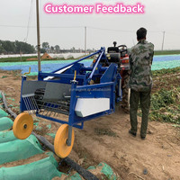 Tracteur de moissonneuse de matériel agricole d'approvisionnement d'usine PTO Driven 2 Row Potato Ginger Carrot Digger Machine