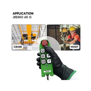 Télécommande radio industrielle pour grue, palan et treuil, vitesse unique, 100-240 VAC, JEICO JREMO 6K G, fabriqué en Corée - Product Image 4