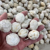 Non ouvert taille aléatoire geode cluster sphère reiki cristal Maroc clair quartz durzy sphères naturelles pour les décorations fengshui