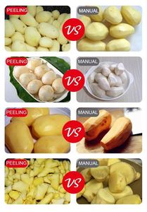 1100W Commercial Electric Stainless Steel Potato Peeler Automatic <b>Vegetable</b> Peeling Machinery for Restaurants and Kitchens - Product Image 3