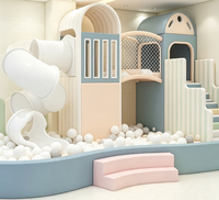 Aire de jeux intérieure pour enfants, petit équipement de jeu souple, centre de jeux pour enfants avec toboggan pour centre commercial, école maternelle, bâtiment, au-dessus du sol