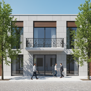 KHP Premium Wrought Iron Galvanized High Quality Supplier Balcony <b>Railing</b> <b>Outdoor</b> Anti Corrosion For Residential And Villa - Product Image 5