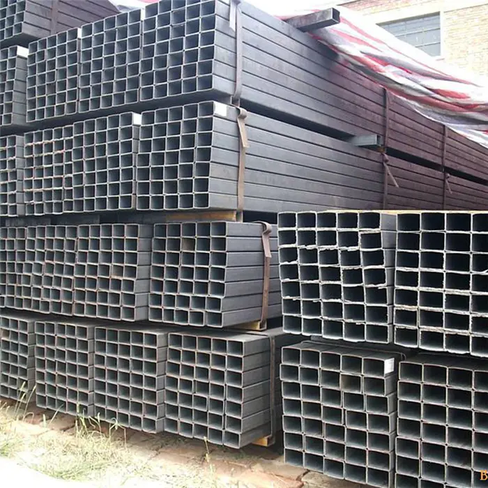 ASTM steel profile ms square tube galvanized square steel pipe gi pipe price for building and industry