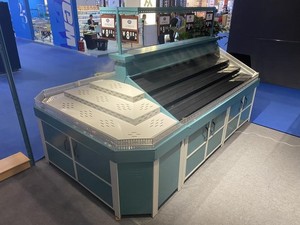 Estante de exhibición de verduras con pulverizador de niebla de aleación de aluminio, estante de refrigeración para frutas y verduras de supermercado, soporte humidificador para verduras para tiendas de comestibles - Product Image 2