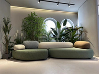 2023 Neues Samt-Sofa-Set Modernes Modulares Ecksofa mit Holzrahmen und Schlaffunktion für Hotel Büro Zuhause