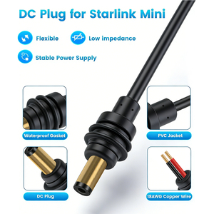 Convertidor de Corriente CC de 12V 24V 30V Modelo Más Vendido, 3.5A de Alta Eficiencia, Adaptador Mini Starlink, Cable de Alimentación Estable - Product Image 2