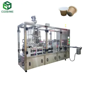 Full automatic nespresso coffee capsule packing packaging coffee capsule production line dry powder filling and sealing machine