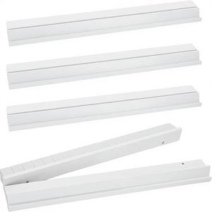 Ensemble de 4 supports magnétiques en bois naturel pour tuiles de Mahjong, design moderne pour <span class=keywords><strong>jeux</strong></span> de <span class=keywords><strong>table</strong></span> (blanc) - Product Image 1