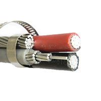Câble supérieur isolé en aluminium ABC, 1kv, 4x35 mm², XLPE, prix d'usine