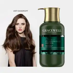 Oem/Odm Shampooing pour cheveux et cuir chevelu Herbes saines Nettoyer et éliminer les pellicules Shampooing pour cheveux recollés Shampooing pour faire pousser vos cheveux