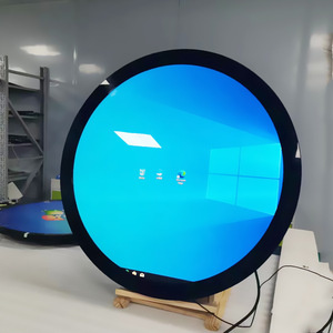 23.6 inch tùy chỉnh vòng quảng cáo <span class=keywords><strong>LCD</strong></span> phương tiện truyền thông hiển thị thông tư màn hình TV hiển thị biển quảng cáo - Product Image 2