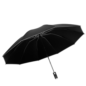 Nuovo ombrello automatico pieghevole Smart 3 Fold ombrello trasparente 23 pollici uomo donna <span class=keywords><strong>auto</strong></span> Led ombrello con Logo cartone plastica Vintage - Product Image 6