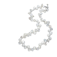 Perles d'eau douce baroques naturelles en vrac, de qualité supérieure AAAA, blanches, en forme de lune, 6-8MM*20-23mm, vente en gros