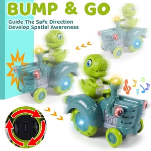Voitures à piles pour enfants Wobble Dinosaur Ring Toss Game Musical Infant Learning Toy avec chansons et lumière - Product Image 4