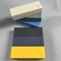 Étui à lunettes en fer de luxe de couleur unie - Design rectangulaire minimaliste avec logo personnalisable