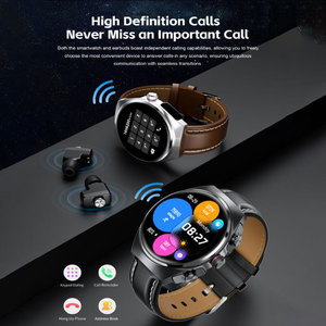 Reloj Inteligente 2 en 1 MT95 Transfronterizo para Llamadas Duales, Música, Salud, Deportes, Auriculares TWS, Multifunción, AMOLED, NFC, Sangre - Product Image 2