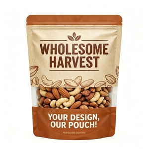 Sachet d'emballage personnalisé avec logo pour céréales, en aluminium, Mylar, pochette verticale MOPP VMPET PE, avec fermeture éclair, pour granola, flocons d'avoine, <span class=keywords><strong>corn</strong></span> <span class=keywords><strong>flakes</strong></span> - Product Image 4
