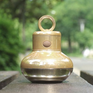 Envase Cosmético Vacío de 30g 50g, Contenedor de Maquillaje de Acrílico de Alta Calidad, Botella Dorada para Crema, Envases para Cosméticos - Product Image 6