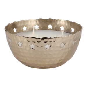Candela a Colonna Profumata alla Cannella, Piccola con Dettagli Traforati, Decorativa per Interni ed Esterni - Product Image 2