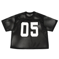 T-shirts en maille 100 % polyester pour hommes, coupe ample, impression sérigraphique, maillot de sport – Vente en gros