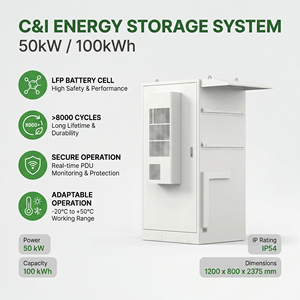 ตู้เก็บพลังงานไมโครกริด 50kW 112kWh ที่เชื่อถือได้ LiFePO4 ระบายความร้อนด้วยอากาศ IP54 8000 รอบการใช้งาน ทนทานสูง รองรับโหลดโรงงาน - Product Image 4