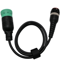 Cable Adaptador de Diagnóstico de 9 Pines para Camiones Pesados, Lector de Códigos de Error, Comunicación ECU, Compatible con Volvo