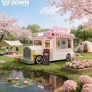 Camión de Comida Móvil Eléctrico de Alta Calidad, Equipamiento Interior Personalizado, Barra de Cerveza y Café, Camioneta de Comida Móvil, Venta al Por Mayor - Product Image 1