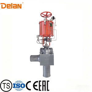 Válvula de Control de Flujo Neumática de Turbina de Pistón Pilotada Serie MJ2500 de DELAN, Base OEM Personalizable, Rango de Presión de 150~4500 lb - Product Image 1