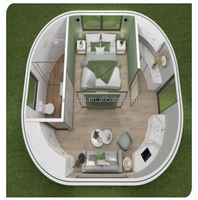Kits de maisons conteneurs en acier préfabriquées de 40 pieds, détachables, avec un design moderne et une utilisation multifonctionnelle pour la maison et le bureau