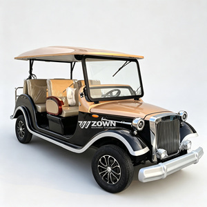 Coche Eléctrico Clásico 2+1 de Estilo Vintage para Turismo Panorámico y Eventos de Boda, Diseño Retro Especial - Product Image 6