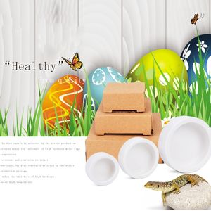 Cachette/stalle en céramique stérile pour lézards, empêche <span class=keywords><strong>les</strong></span> vers de farine vivants de s'échapper, protège <span class=keywords><strong>les</strong></span> animaux, fournitures écologiques pour <span class=keywords><strong>reptiles</strong></span> et amphibiens - Product Image 6