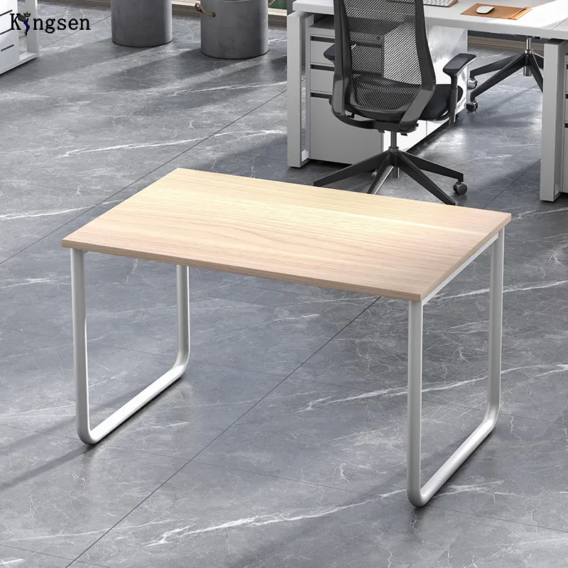 Simple desk with metal feet computer desk office desk computer table oem