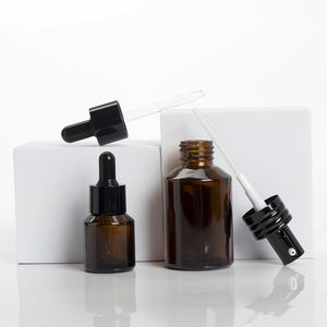 Pacchetto cosmetico di alta qualità: 15ml, 30ml, 50ml, 100ml di <span class=keywords><strong>essenza</strong></span> ambrata, contagocce in vetro, flacone di olio essenziale - Product Image 4