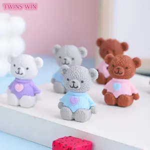 Gomma da cancellare per pittura per esami gomma da cancellare per animali 3D per cartoni animati Mini Cute Bear Student Eraser 770