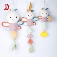 Jouet hochet suspendu pour berceau, hochet en peluche, papillon mignon, hochet suspendu pour poussette de bébé