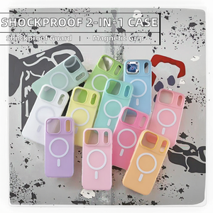 เคสโทรศัพท์ Okris Blank Sublimation TPU+PC+Metal ลายภาพวาดสีน้ำมัน ป้องกันแรงกระแทก - Product Image 2