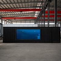 Piscine pour adultes de 40 pieds à structure en acier avec système de filtration, de haute qualité, style moderne, en conteneur, garantie 10 ans, de l'usine Qianyan, produit phare