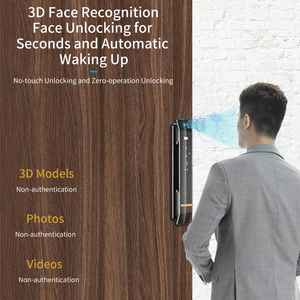 Xsdts K9-W wishome 3D sinh trắc học thông minh khóa cửa an ninh khuôn mặt nhận dạng vân tay mật khẩu kỹ thuật số IC thẻ App mở khóa - Product Image 3