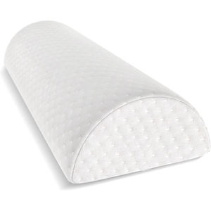 Cushy Form Half Moon <span class=keywords><strong>Coussin</strong></span> en mousse à mémoire de forme traversin Oreiller lavable Couverture <span class=keywords><strong>lombaire</strong></span> Support de jambe pour le repos au lit Estomac Soins infirmiers Camping - Product Image 1