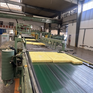 ISO chứng nhận thiết kế công nghiệp sợi thủy tinh tấm len chống cháy tấm vuông cho bên ngoài kho nhà bếp ngoài trời sử dụng - Product Image 6