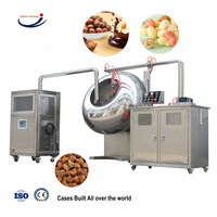Nouvelle machine de panage de chocolat au lait à faible MOQ (1 ensemble), système de pulvérisation automatique, haute productivité, prix usine, petite échelle