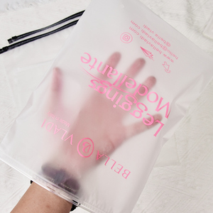 Tùy chỉnh phân hủy sinh học <span class=keywords><strong>Ziplock</strong></span> Mylar Túi mờ bao bì nhựa cho áo thun và vớ EVA Cấu trúc vật liệu thân thiện với môi - Product Image 6